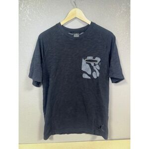 Jordan‎ Brand Mens Charcoal Grey Slub Knit Pocket T-Shirt Jumpman Camo Medium